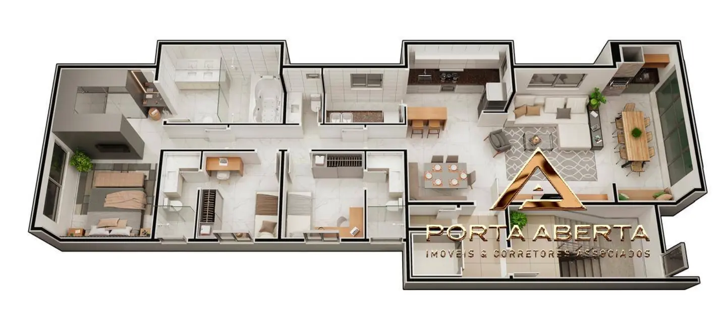 Apartamento com 3 quartos à venda, 119m2 em Imbaúbas, Ipatinga - MG - imagem 2 Foto 2 de Apartamento com 3 quartos à venda, 119m2 em Imbaúbas, Ipatinga - MG