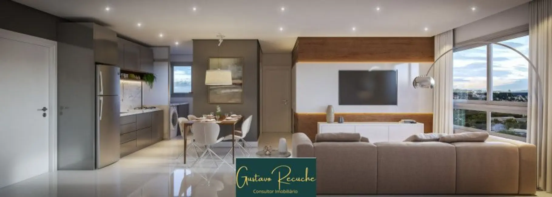 Apartamento com 2 quartos à venda, 73m2 em Torres - RS - imagem 4 Foto 4 de Apartamento com 2 quartos à venda, 73m2 em Torres - RS