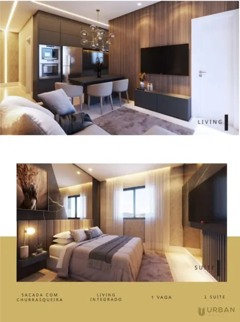 Apartamento com 1 quarto à venda, 43m2 em Fazenda, Itajai - SC - imagem 3 Foto 3 de Apartamento com 1 quarto à venda, 43m2 em Fazenda, Itajai - SC