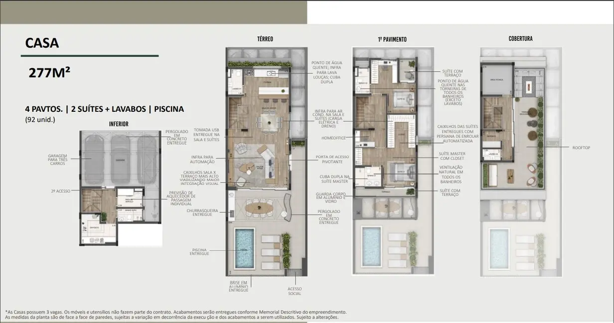Foto 5 de Casa de Condomínio com 3 quartos à venda, 277m2 em Tamboré, Barueri - SP