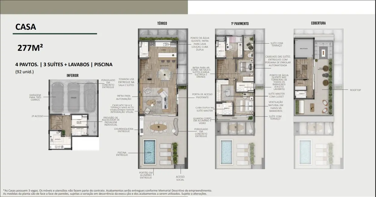 Foto 8 de Casa de Condomínio com 3 quartos à venda, 277m2 em Tamboré, Barueri - SP