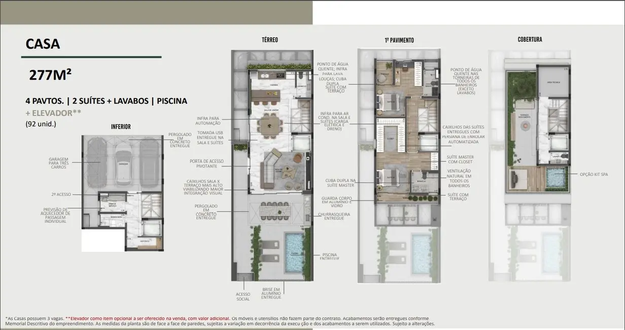 Foto 7 de Casa de Condomínio com 3 quartos à venda, 277m2 em Tamboré, Barueri - SP