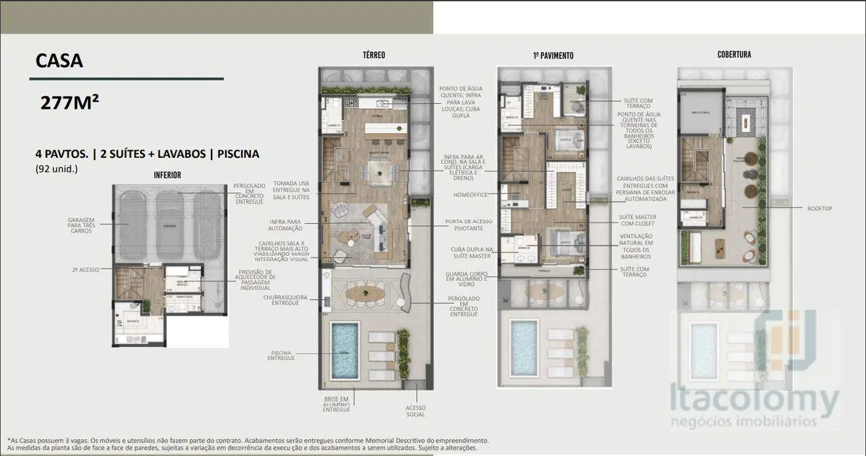 Casa de Condomínio com 3 quartos à venda, 277m2 em Tamboré, Barueri - SP - imagem 5 Foto 5 de Casa de Condomínio com 3 quartos à venda, 277m2 em Tamboré, Barueri - SP