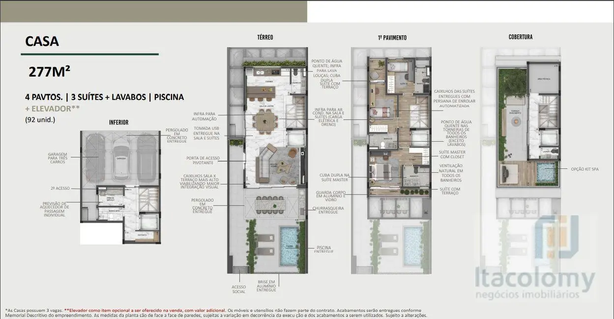 Casa de Condomínio com 3 quartos à venda, 277m2 em Tamboré, Barueri - SP - imagem 6 Foto 6 de Casa de Condomínio com 3 quartos à venda, 277m2 em Tamboré, Barueri - SP