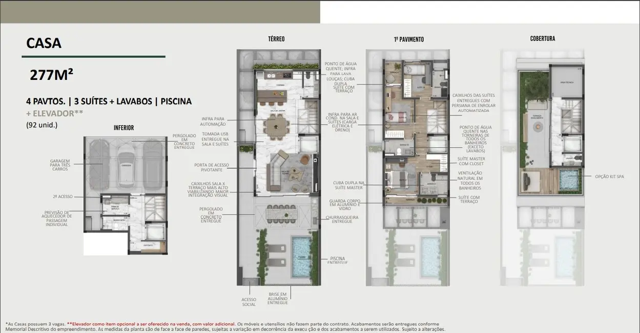 Foto 6 de Casa de Condomínio com 3 quartos à venda, 277m2 em Tamboré, Barueri - SP