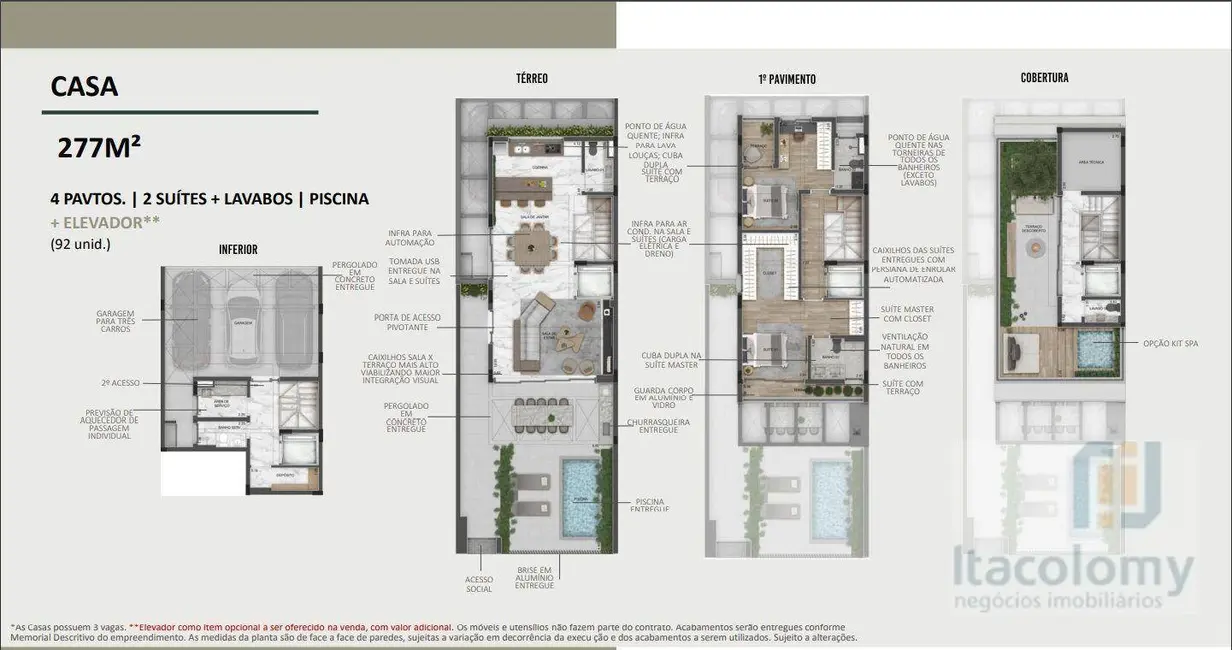 Casa de Condomínio com 3 quartos à venda, 277m2 em Tamboré, Barueri - SP - imagem 7 Foto 7 de Casa de Condomínio com 3 quartos à venda, 277m2 em Tamboré, Barueri - SP
