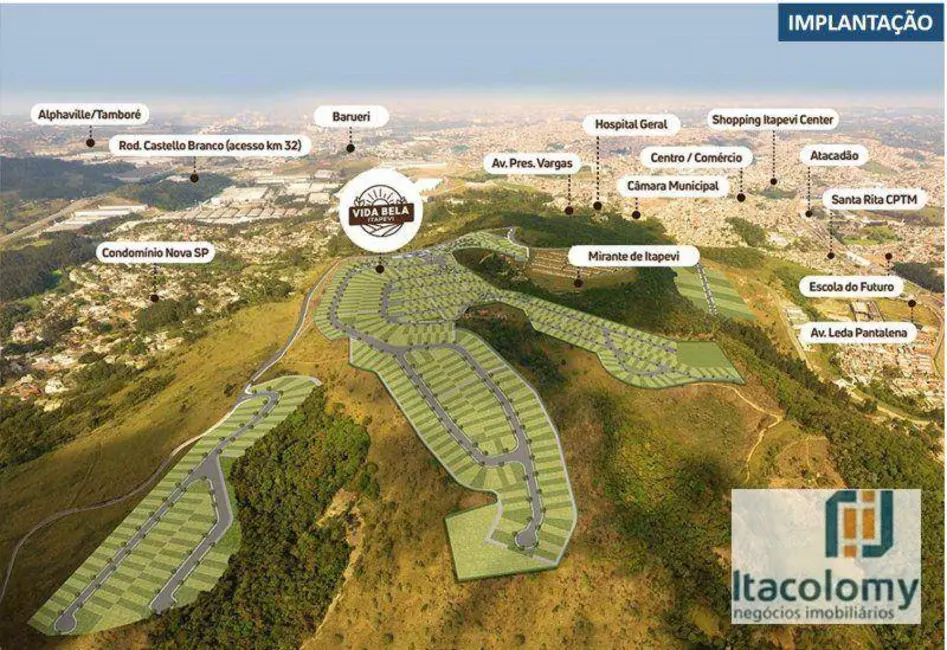 Foto 3 de Terreno / Lote à venda, 175m2 em Estância São Francisco, Itapevi - SP