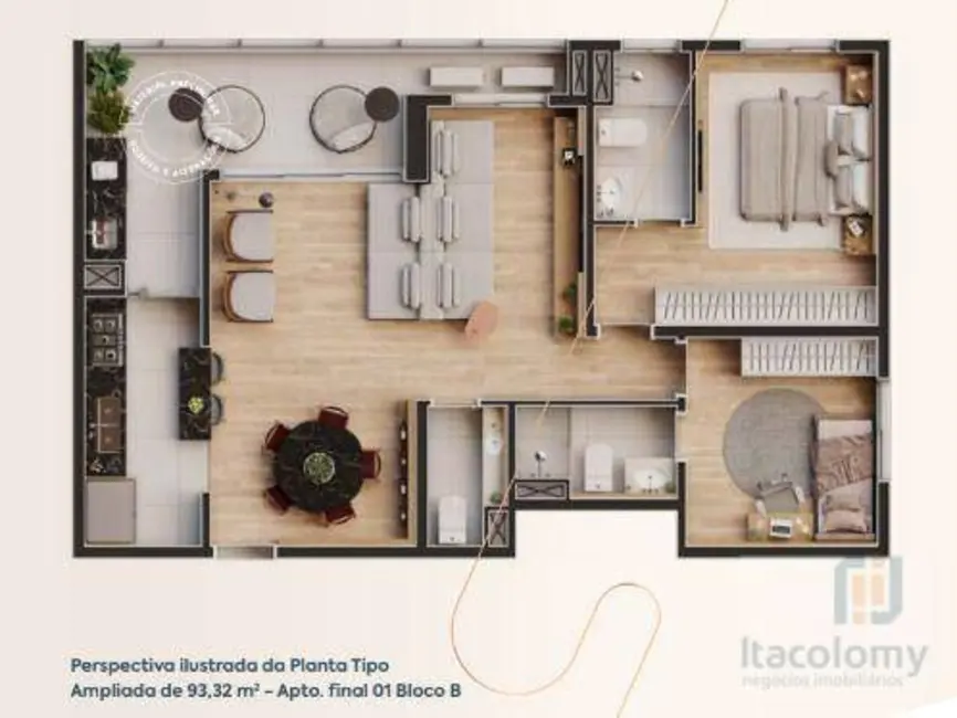 Foto 6 de Apartamento com 2 quartos à venda, 90m2 em Barueri - SP