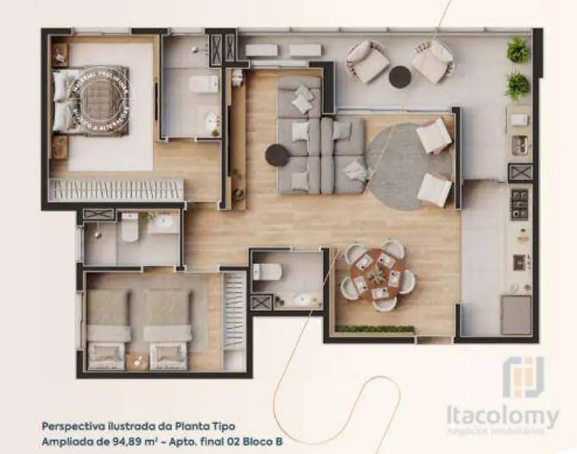 Foto 4 de Apartamento com 2 quartos à venda, 90m2 em Barueri - SP