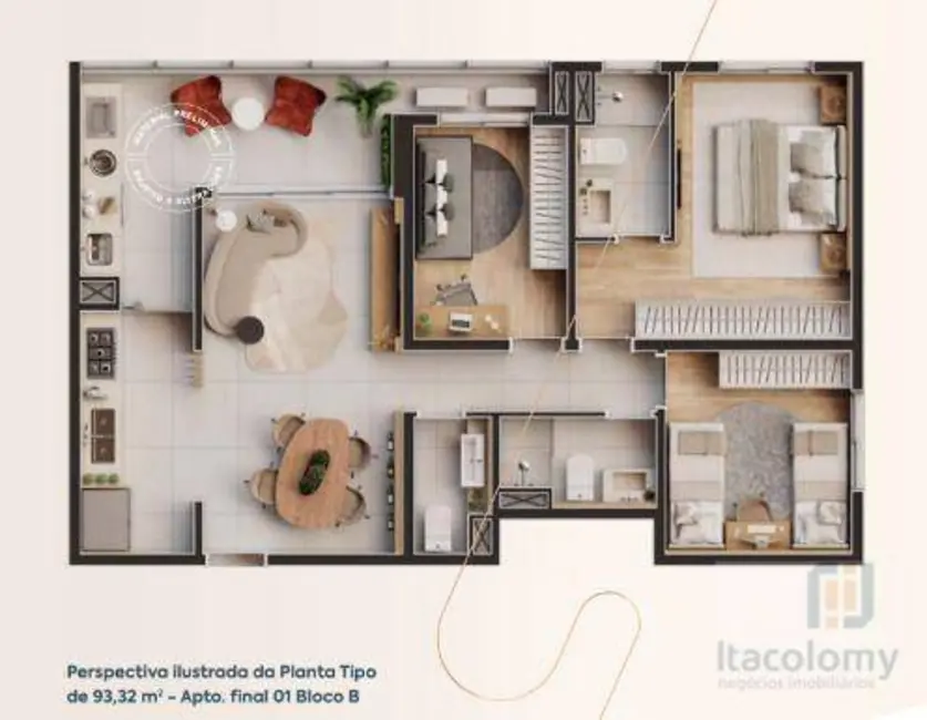 Foto 7 de Apartamento com 2 quartos à venda, 90m2 em Barueri - SP