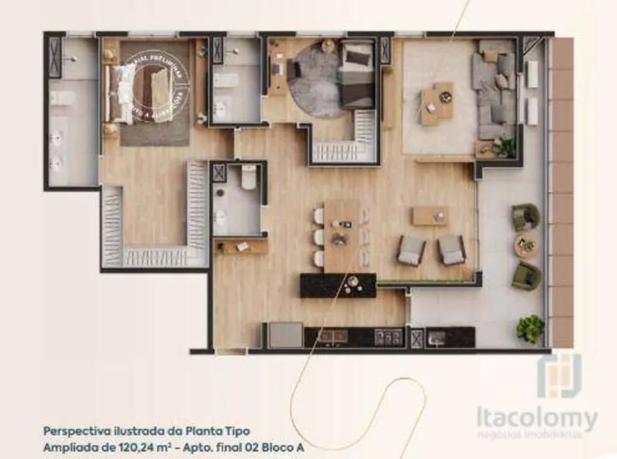 Foto 5 de Apartamento com 3 quartos à venda, 120m2 em Barueri - SP