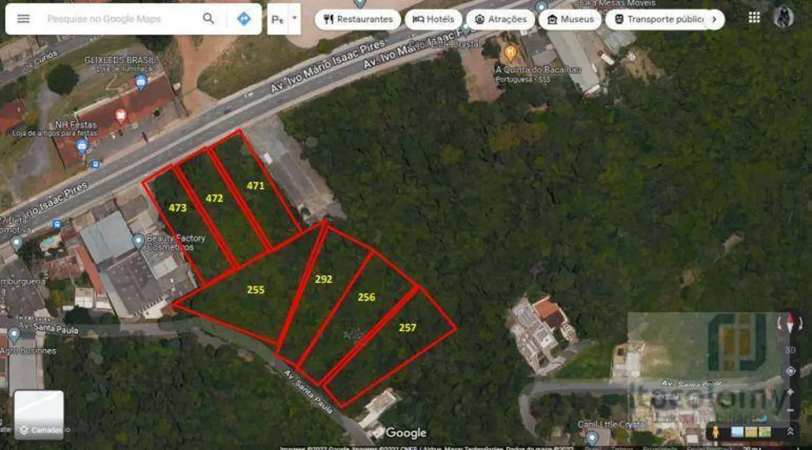 Foto 1 de Terreno / Lote à venda, 1880m2 em Jardim Santa Paula, Cotia - SP