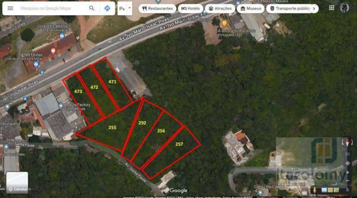 Foto 1 de Terreno / Lote à venda, 1383m2 em Jardim Santa Paula, Cotia - SP