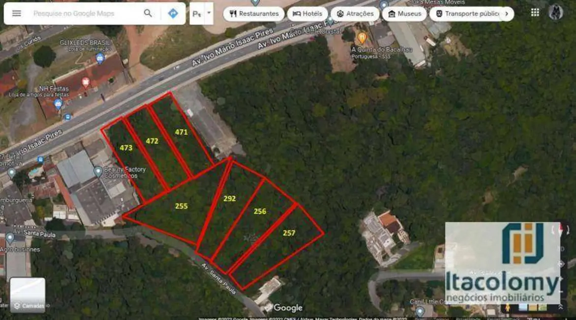 Foto 1 de Terreno / Lote à venda, 1464m2 em Jardim Santa Paula, Cotia - SP