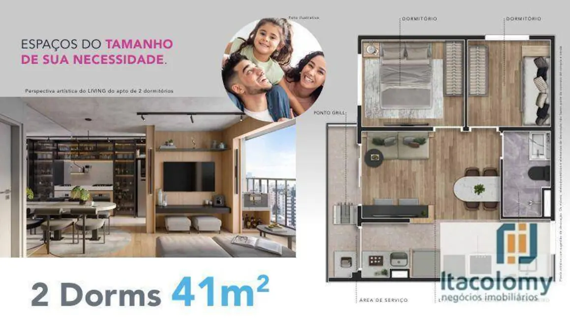 Foto 8 de Apartamento com 2 quartos à venda, 41m2 em Vila Independência, São Paulo - SP