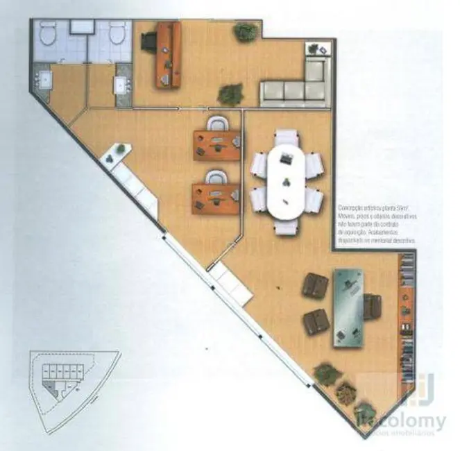 Foto 2 de Sala Comercial para alugar, 59m2 em Empresarial 18 do Forte, Barueri - SP