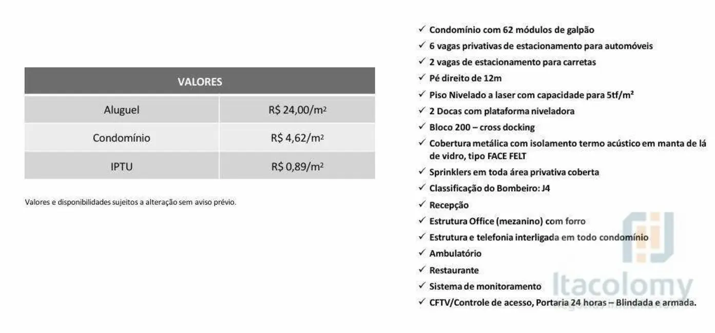 Foto 3 de Armazém / Galpão para alugar, 1478m2 em Água Espraiada, Embu Das Artes - SP