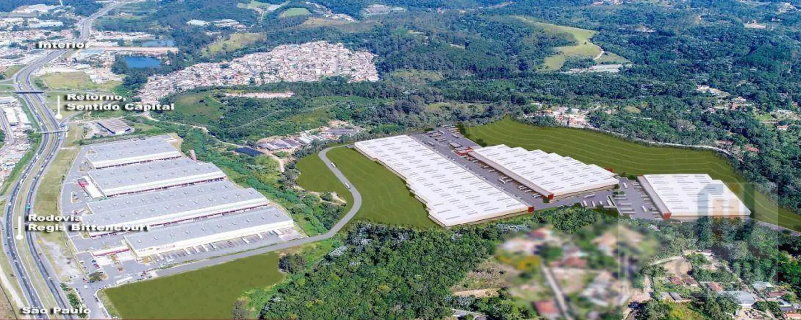 Foto 1 de Armazém / Galpão para alugar, 1813m2 em Água Espraiada, Embu Das Artes - SP