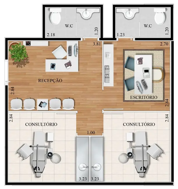 Foto 9 de Sala Comercial à venda, 68m2 em Barueri - SP