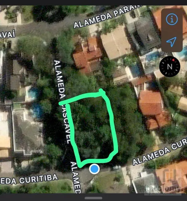 Foto 3 de Terreno / Lote à venda, 602m2 em Santana De Parnaiba - SP