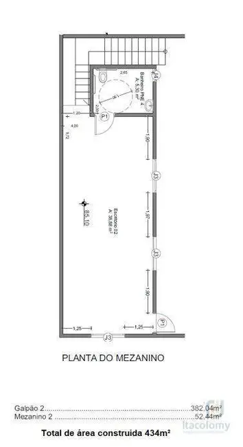 Foto 5 de Armazém / Galpão para alugar, 434m2 em Chácaras São Luís, Santana De Parnaiba - SP