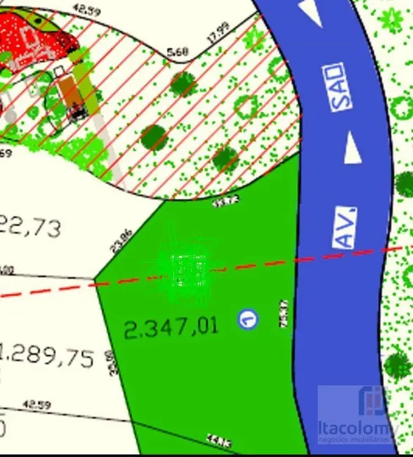 Terreno / Lote à venda, 2347m2 em Residencial Tamboré, Barueri - SP - imagem 2 Foto 2 de Terreno / Lote à venda, 2347m2 em Residencial Tamboré, Barueri - SP