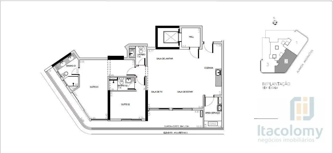 Foto 1 de Apartamento com 2 quartos à venda, 110m2 em Alphaville Empresarial, Barueri - SP