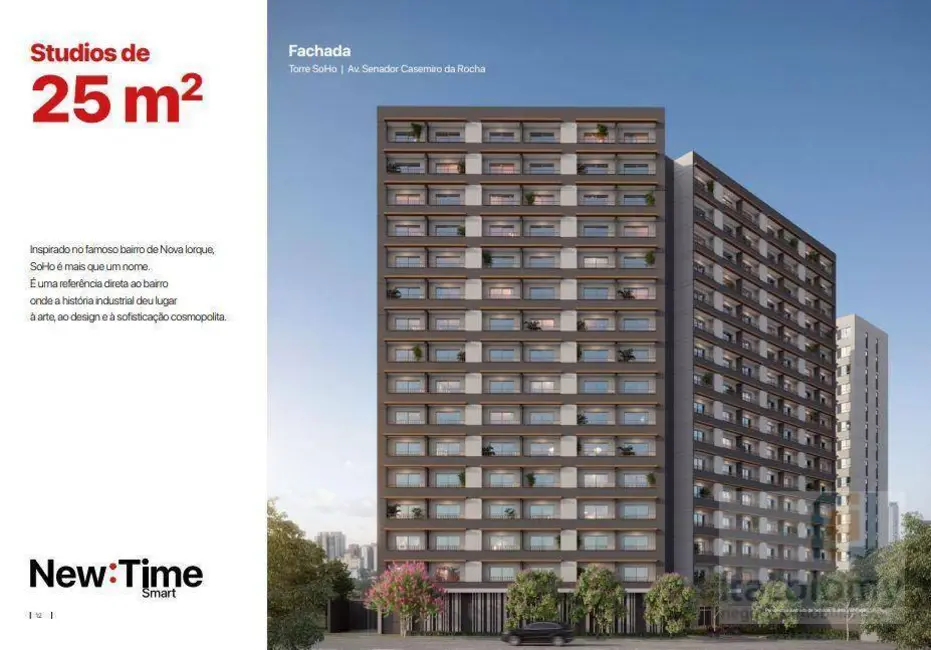 Kitnet com 1 quarto à venda, 25m2 em Mirandópolis, São Paulo - SP - imagem 3 Foto 3 de Kitnet com 1 quarto à venda, 25m2 em Mirandópolis, São Paulo - SP