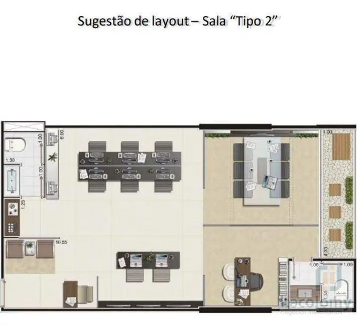 Sala Comercial à venda e para alugar, 102m2 em Vila Nilva, Barueri - SP - imagem 8 Foto 8 de Sala Comercial à venda e para alugar, 102m2 em Vila Nilva, Barueri - SP