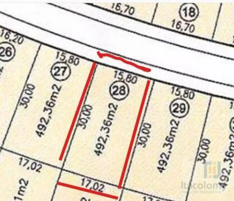 Foto 2 de Terreno / Lote à venda, 492m2 em Santana De Parnaiba - SP