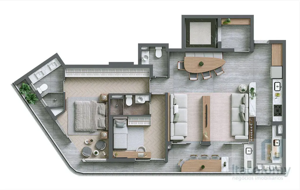 Foto 1 de Apartamento com 2 quartos à venda, 110m2 em Alphaville Empresarial, Barueri - SP