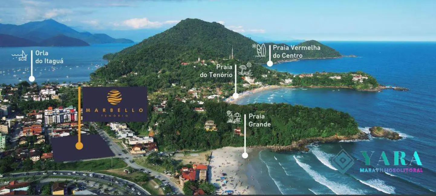 Foto 1 de Apartamento com 2 quartos à venda, 70m2 em Ubatuba - SP