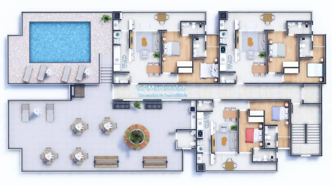 Foto 2 de Apartamento com 2 quartos à venda, 74m2 em Ubatuba - SP