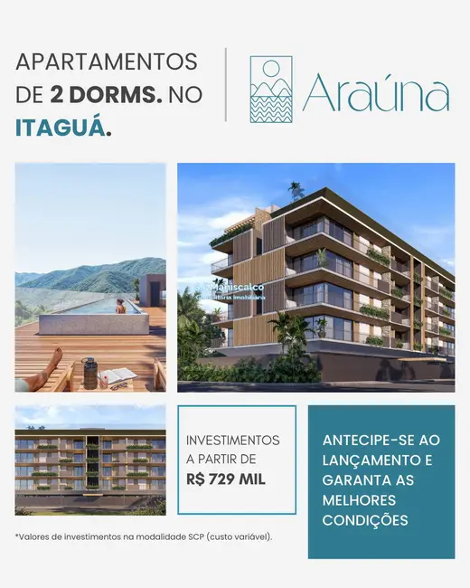 Foto 2 de Apartamento com 2 quartos à venda, 90m2 em Ubatuba - SP