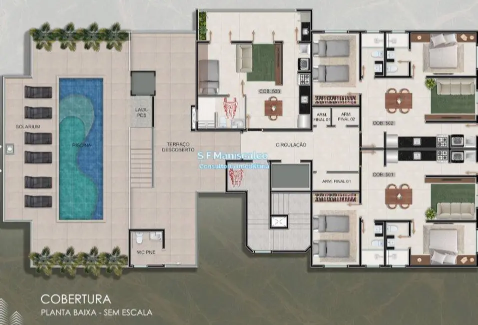 Foto 7 de Apartamento com 2 quartos à venda, 63m2 em Silop, Ubatuba - SP