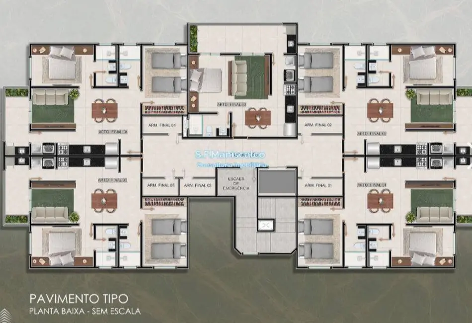 Foto 8 de Apartamento com 2 quartos à venda, 63m2 em Silop, Ubatuba - SP