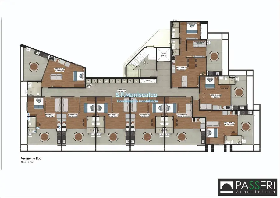 Foto 4 de Apartamento com 1 quarto à venda, 36m2 em Ubatuba - SP