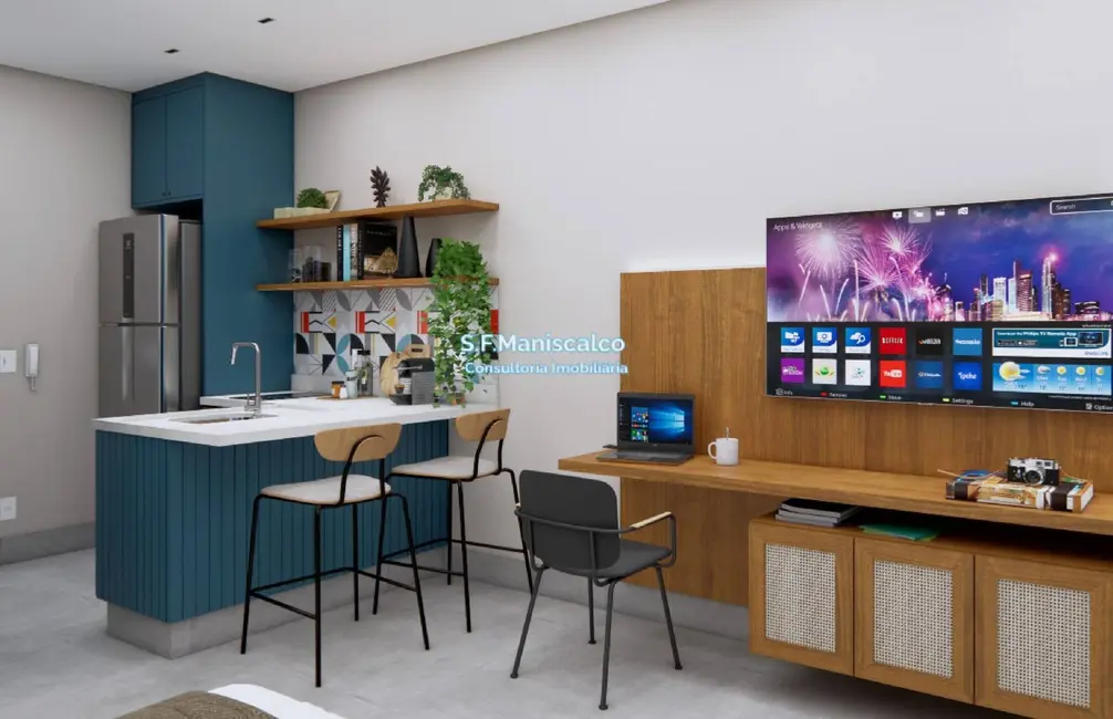 Foto 2 de Apartamento com 1 quarto à venda, 36m2 em Ubatuba - SP