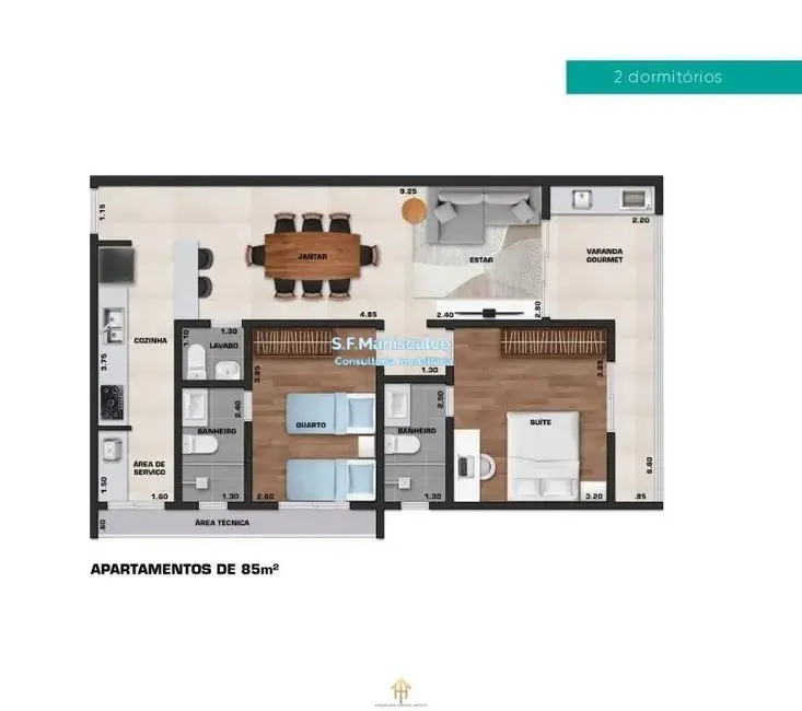 Foto 3 de Apartamento com 2 quartos à venda, 80m2 em Centro, Ubatuba - SP