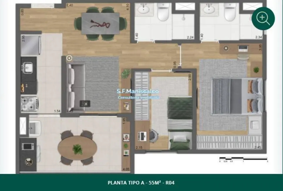 Foto 8 de Apartamento com 2 quartos à venda, 60m2 em Vila Mariana, São Paulo - SP