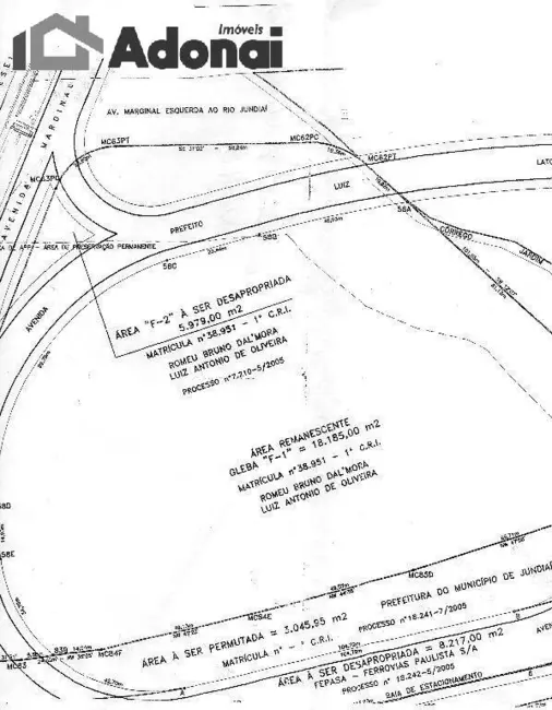Foto 3 de Terreno / Lote à venda, 19000m2 em Vila das Hortências, Jundiai - SP