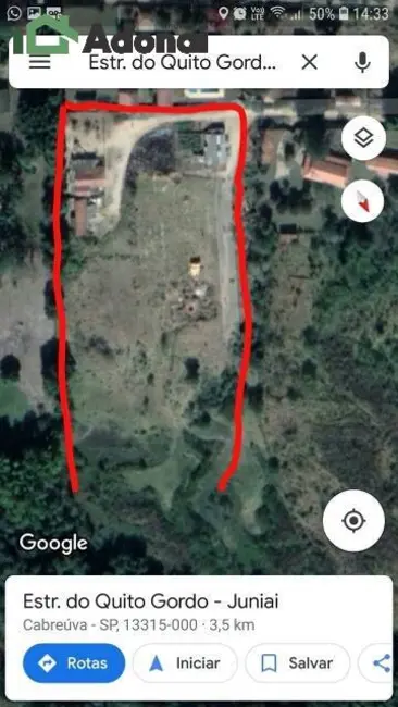 Foto 3 de Terreno / Lote à venda, 24448m2 em Pinhal, Cabreuva - SP