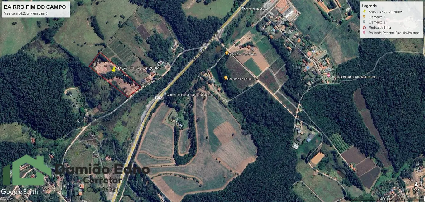 Foto 3 de Terreno / Lote à venda, 24000m2 em Jarinu - SP