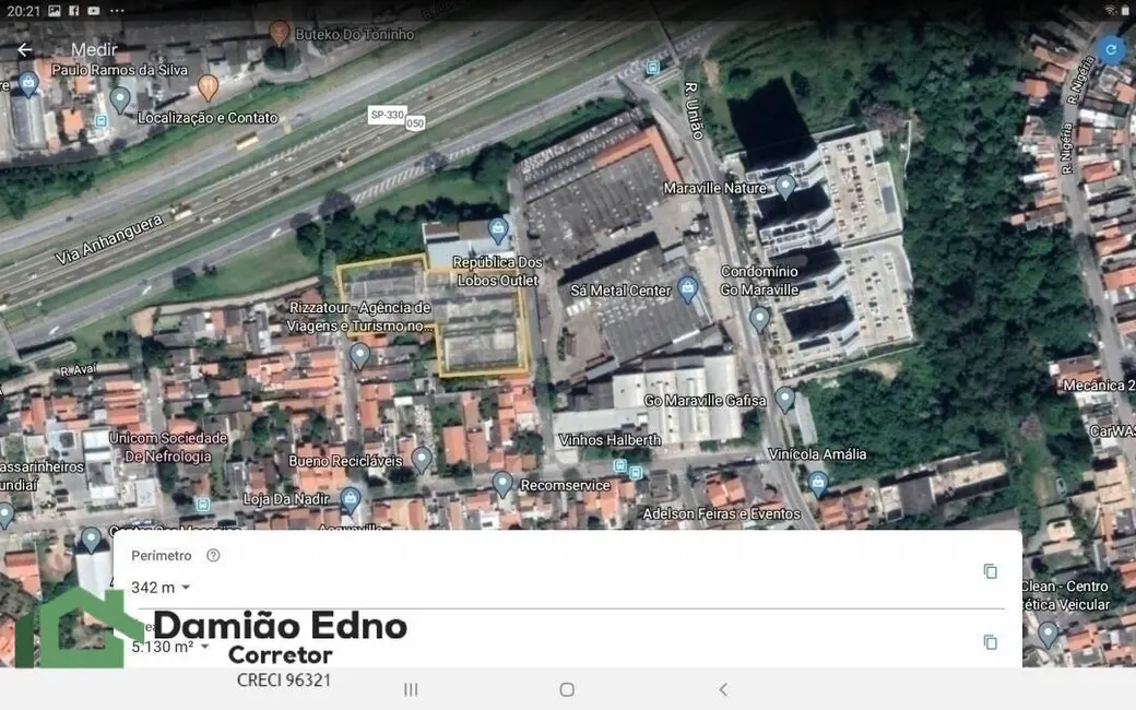 Foto 7 de Terreno / Lote à venda, 6100m2 em Vila Jundiainópolis, Jundiai - SP