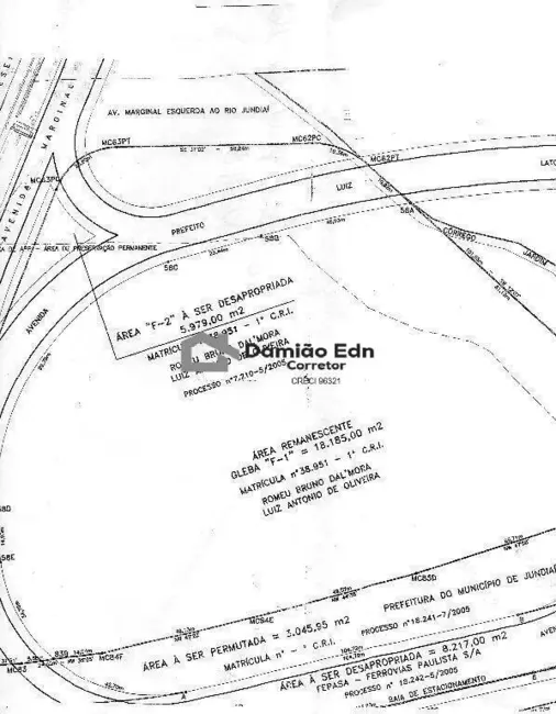 Foto 4 de Terreno / Lote à venda, 24300m2 em Vila das Hortências, Jundiai - SP