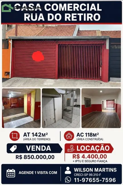 Foto 1 de Sala Comercial à venda e para alugar, 142m2 em Vila das Hortências, Jundiai - SP