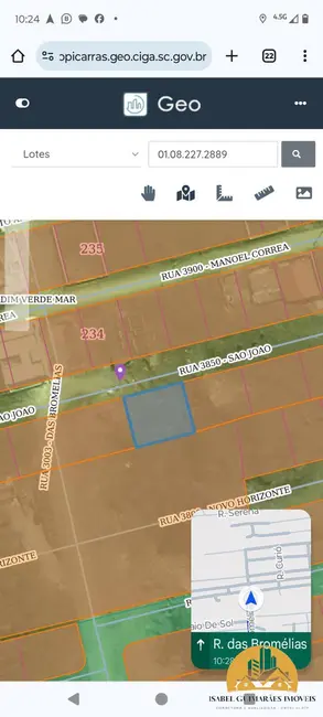 Foto 7 de Terreno / Lote à venda, 327m2 em Balneario Picarras - SC