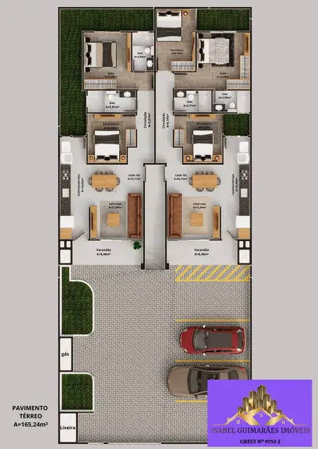 Foto 8 de Apartamento com 2 quartos à venda, 73m2 em Gravatá, Navegantes - SC