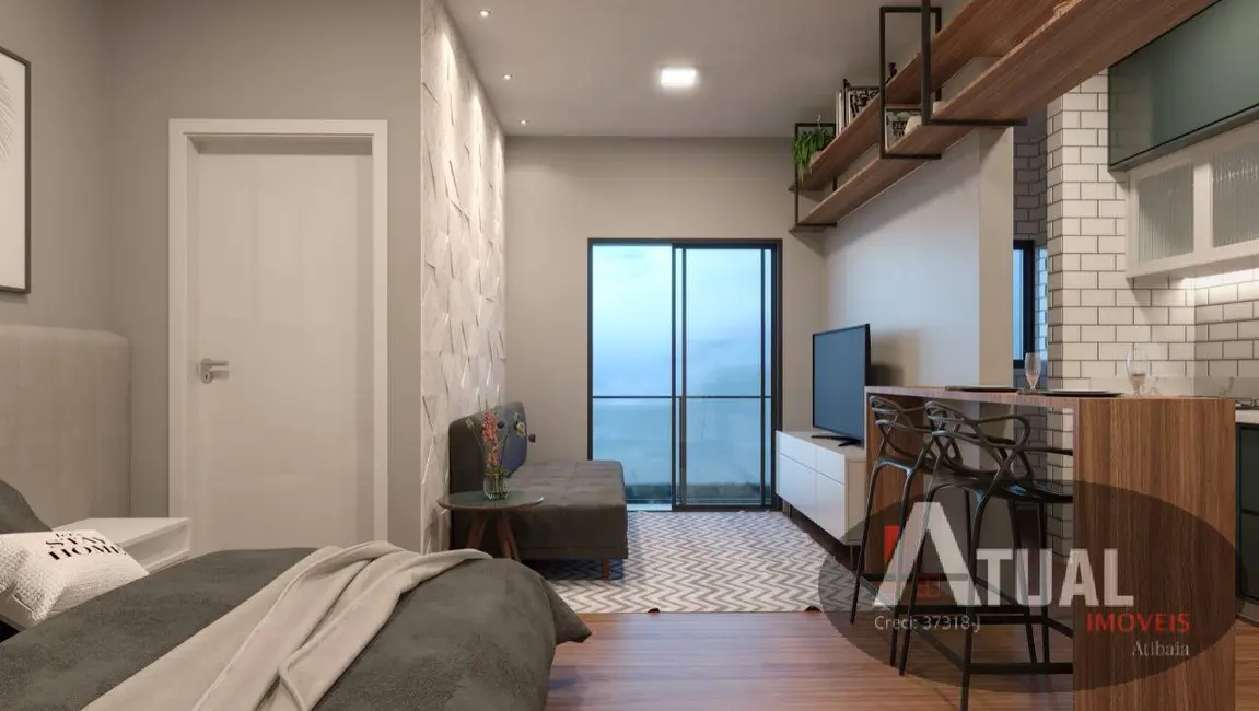 Foto 5 de Apartamento com 1 quarto à venda, 33m2 em Atibaia Jardim, Atibaia - SP