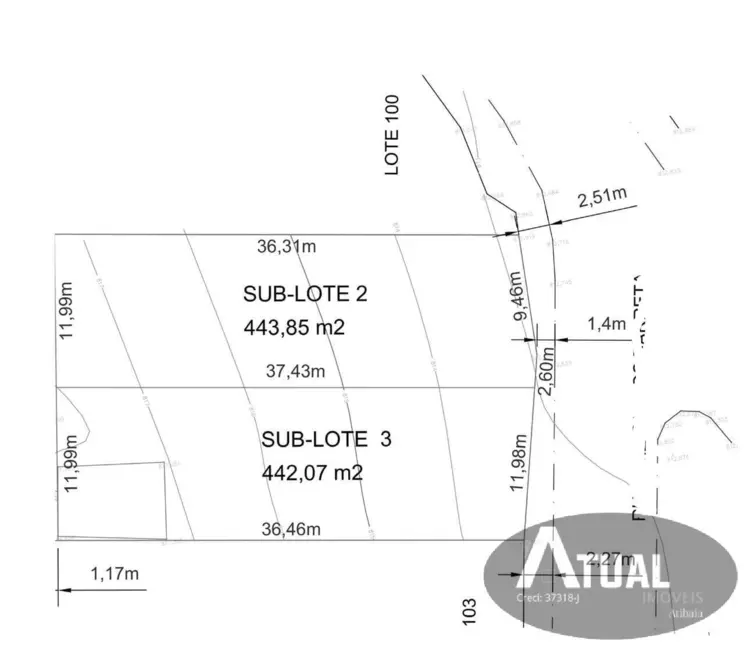 Foto 2 de Terreno / Lote à venda, 443m2 em Vila Petrópolis, Atibaia - SP